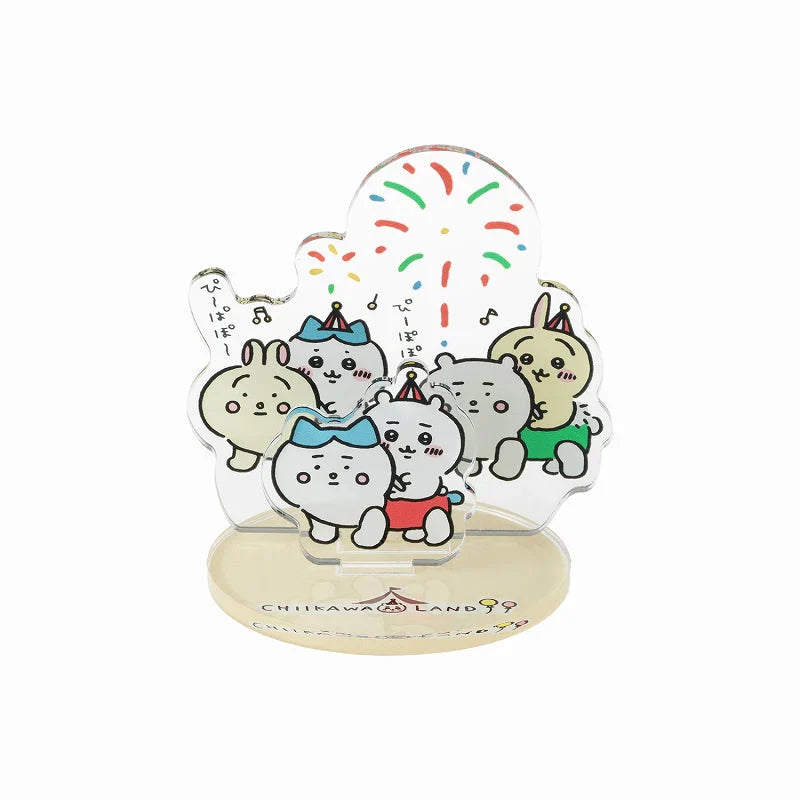 【Made In Japan】Chiikawa | Acrylic Stand H52×W60×D50Mm 吉伊卡哇 亚克力摆件/桌面摆件(游乐园系列)