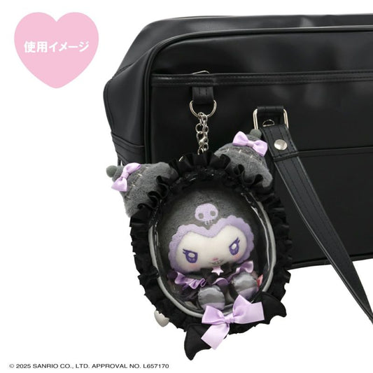 SANRIO | Kuromi Multi-Pouch Display Pouch Keychain 140×175×75mm (Angel and Little Devil)