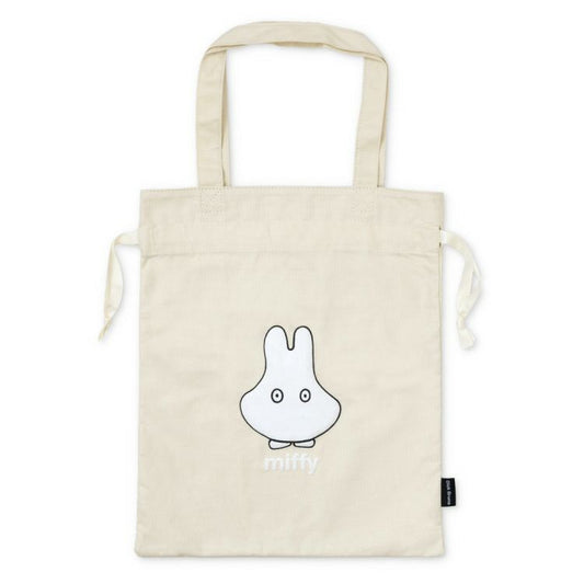 MIFFY | Drawstring Tote Bag 390 x 330mm (Beige Ghost)