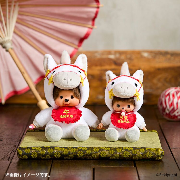 MONCHHICHI | Bebichhichi Plush Toy 150x115x100mm (New Year Zodiac Year of Horse)
