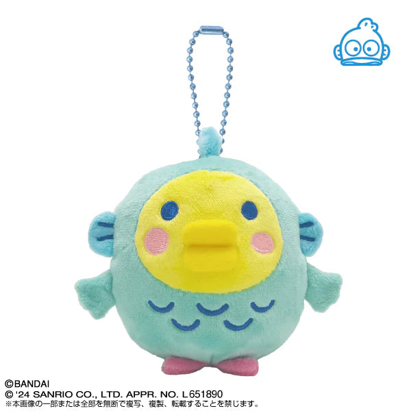 Tamagotchi Uni X Sanrio | Plush Mascot Holder Keychain Hangyodon & Sebiretchi 11.5×8×11Cm