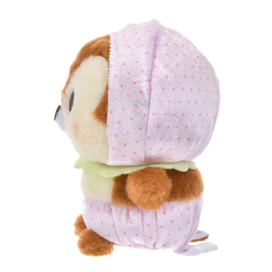DISNEY | Chip Urupocha-chan Plush Doll H12×W12.5×D8cm (STRAWBERRY COLLECTION)