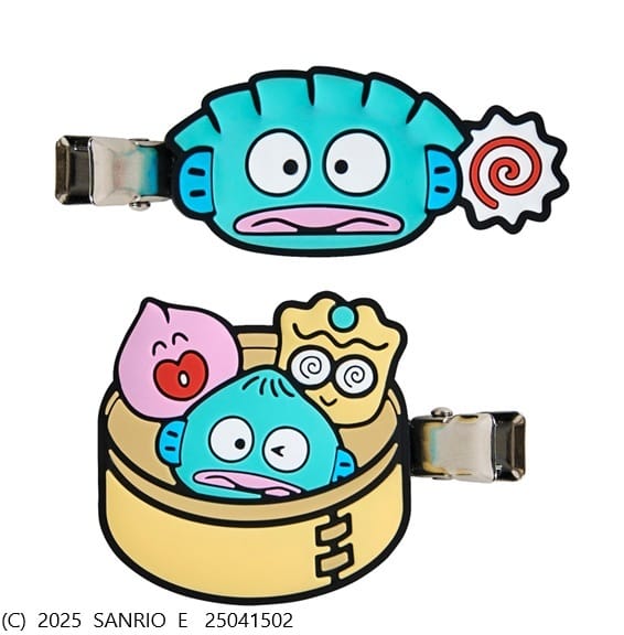 SANRIO | Hangyodon Bangs Clip Set Hair Clip (40th Anniversary)