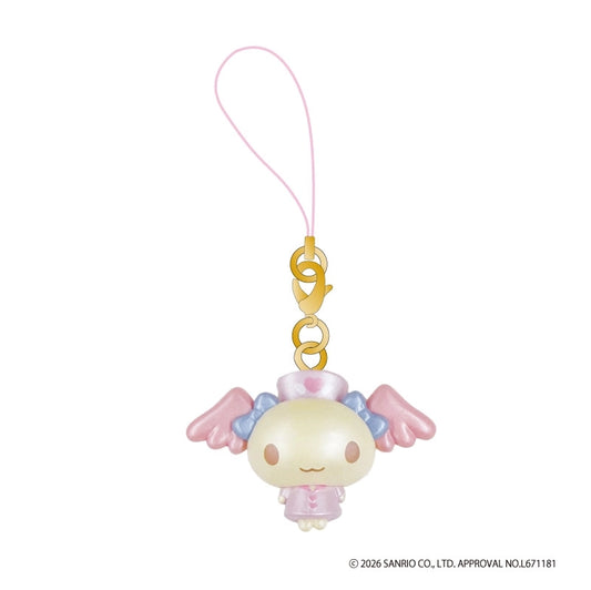 SANRIO | Cinnamo Angels Mascot Strap Keychain Blind Box 22.5x39x15mm (Mocha)