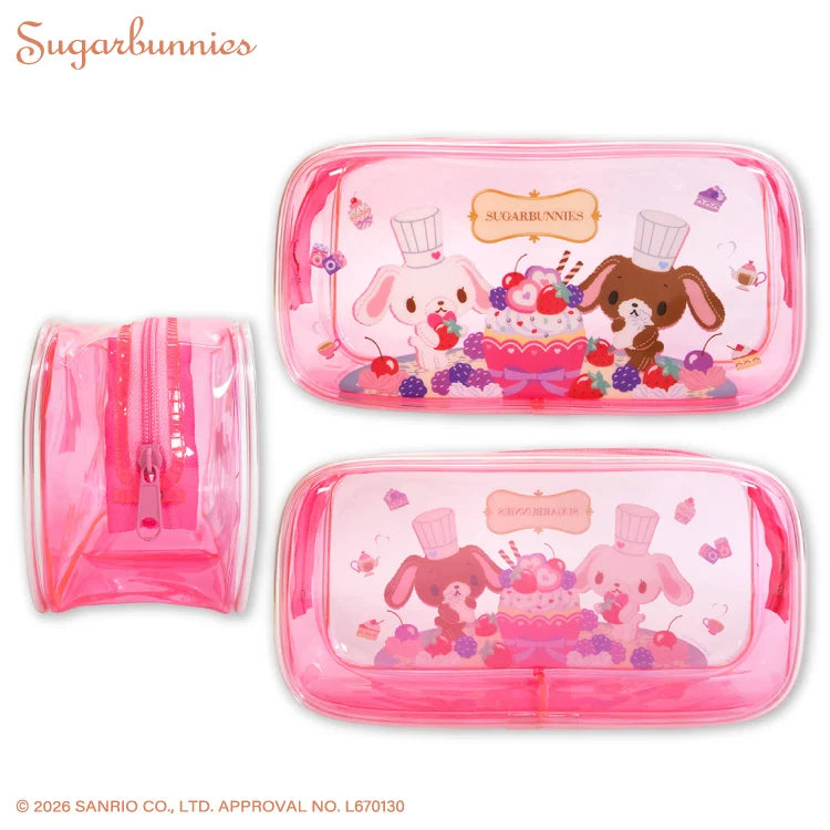 SANRIO | Sugarbunnies Clear Pouch Pen Case 193x98x70mm