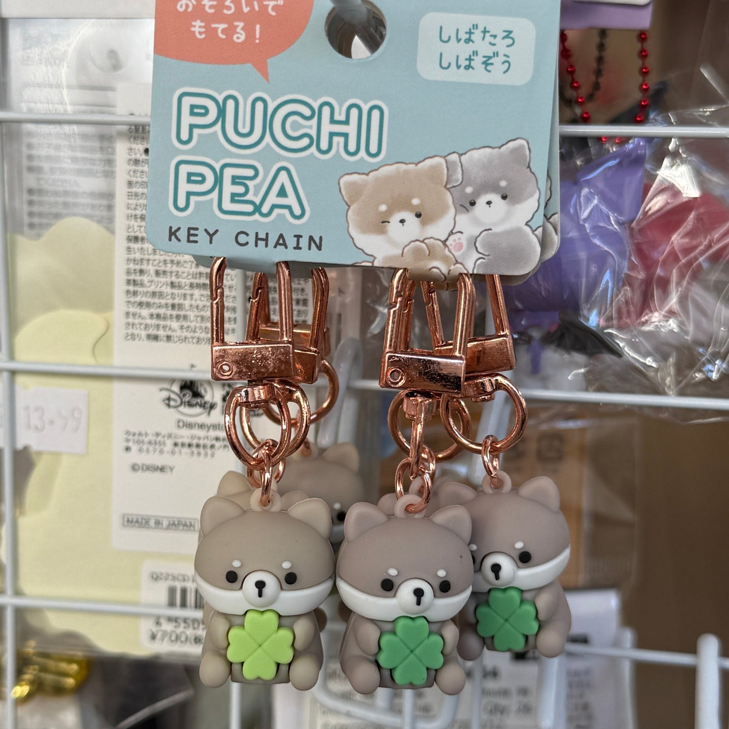 CRUX | Petit Pair Keychain H60×W20×D20mm (Raccoon)