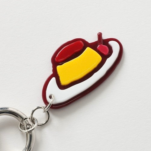 SANRIO x LOWRYS FARM | Pompompurin Bead Key Charm Keychain 50x45mm (Yellow)