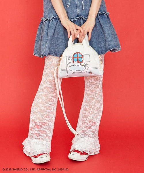 SANRIO x ACCOMMODE | Hello Kitty Puff Boston Bag 180x240x100mm