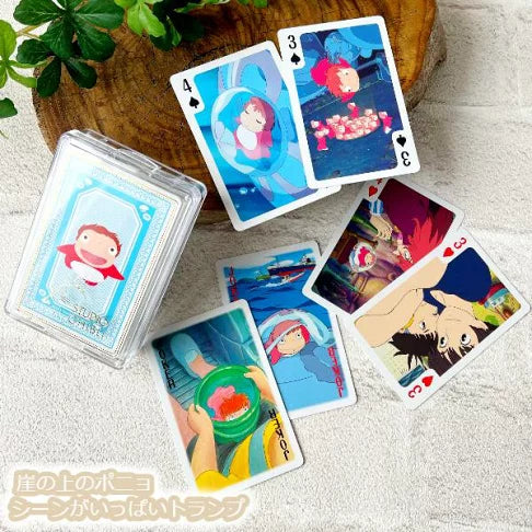 Studio Ghibli | Ponyo On The Cliff By Sea Scenes Plenty Of Playing Cards (54 Cards)