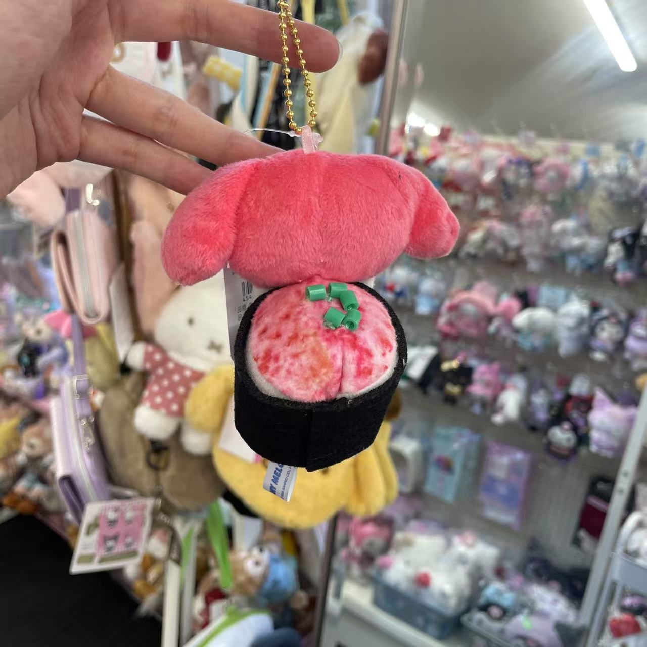 SANRIO | My Melody Mascot Holder Plush Keychain 8.5×10×7cm (Sushi)