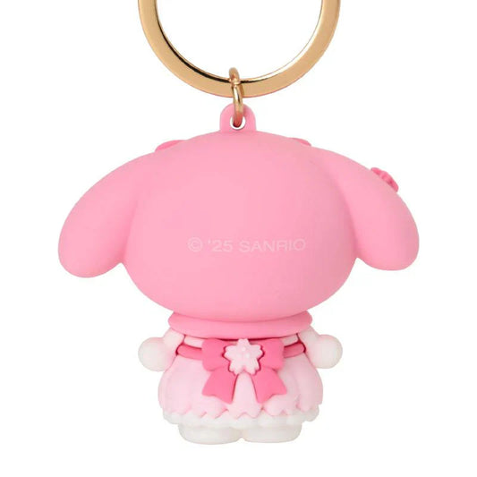 SANRIO | My Melody Keychain Key Holder 3D 4×3.2×5.2cm (Sakura 2025)