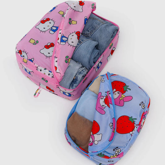 Baggu Packing Cube Set (Hello Kitty and Friends Florals)