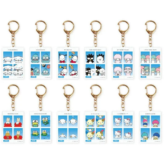 SANRIO | Secret Characters Trading Photo Style Acrylic Keychain Blind Box vol.2 H112 x W40 x D3mm