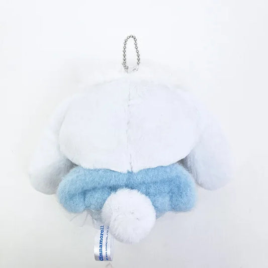 SANRIO | Cinnamoroll Mascot Holder Bag Charm Plush Keychain 140×75×135mm (Angel Ballerina)