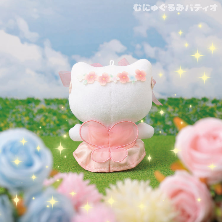 SANRIO | Hello Kitty Mascot Holder Plush Keychain Bag Charm 95mm Approx. (Floral Fairies)