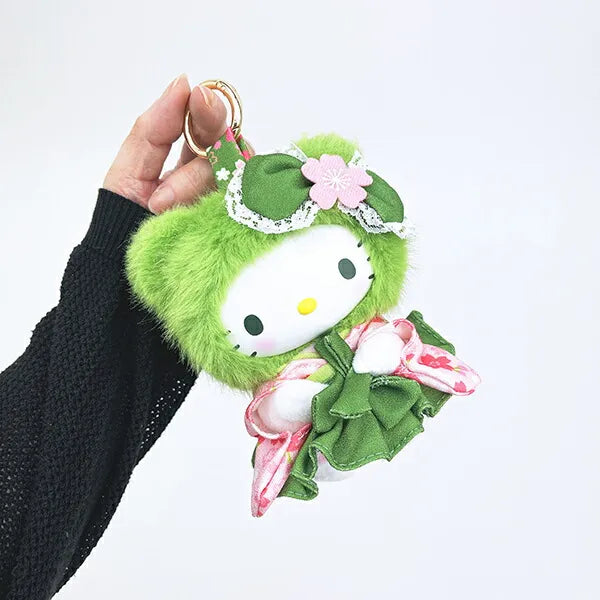 SANRIO | Hello Kitty Fine Face Mini 140x110x70mm (Matcha Kimono Bear)