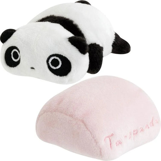 San-X | Itsumo no Tarepanda & Suama mini Tenori Plush Doll 30×60×70mm & 45×60×65mm (The Usual Tarepanda)