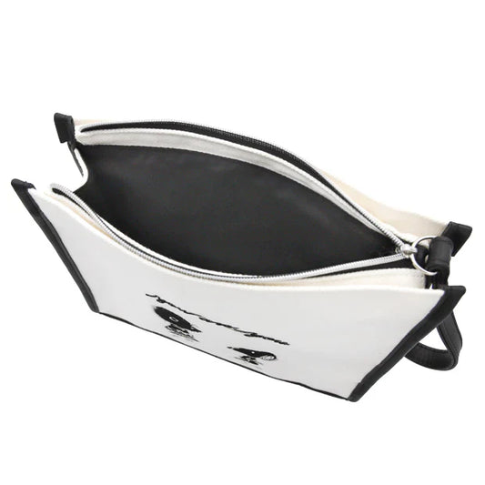 Usj | Peanuts Embroidery Bag W21.5Cm×H18Cm 大阪环球影城 史努比 帆布刺绣收纳包/手拿包