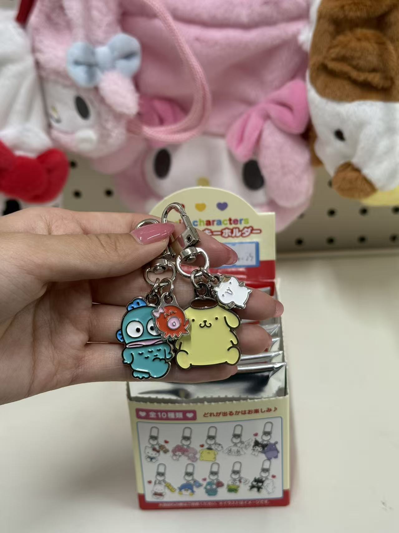 SANRIO | Secret Key Holder Keychain Blind Box 78x67x10mm (Together With Favorite Friends)