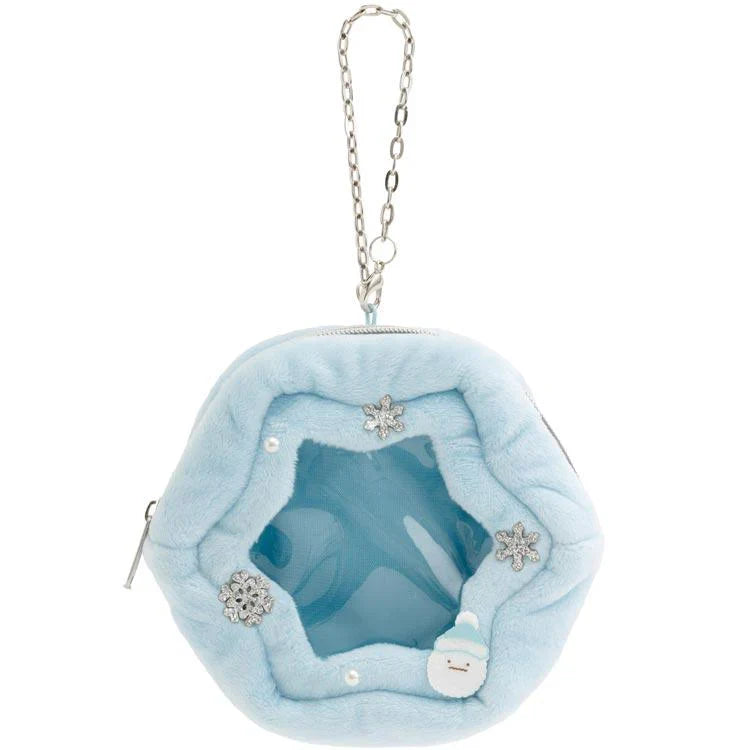 SAN-X | Sumikko Gurashi mini Tenori Plush Doll Outing Pouch 105×115×35mm (Honey Forest Christmas)