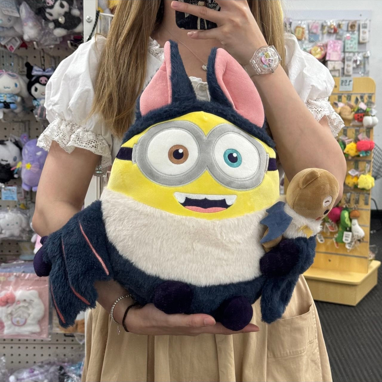 Usj|Minions Bob And Tim Plush Doll W42.5Cm×H47Cm×D19Cm (Halloween)