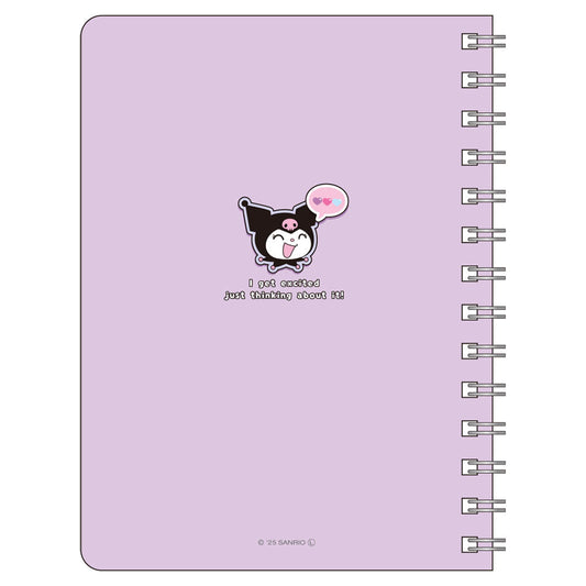 SANRIO | Kuromi B6 Ring Notebook 182×136×8mm