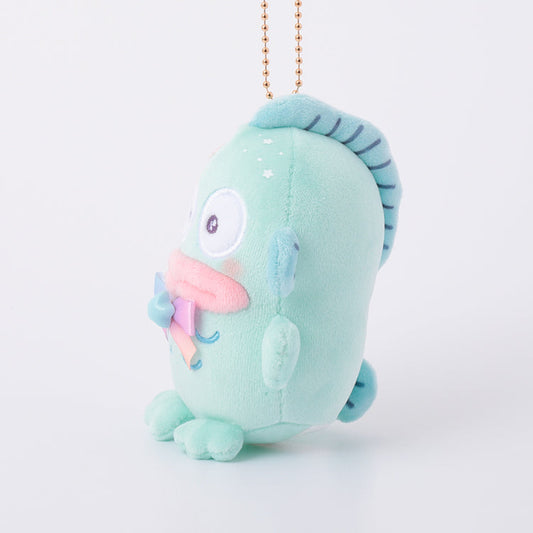 SANRIO | Hangyodon squishy Mascot Holder Plush Keychain Bag Charm 100mm Approx. (Twinkle Wishes)
