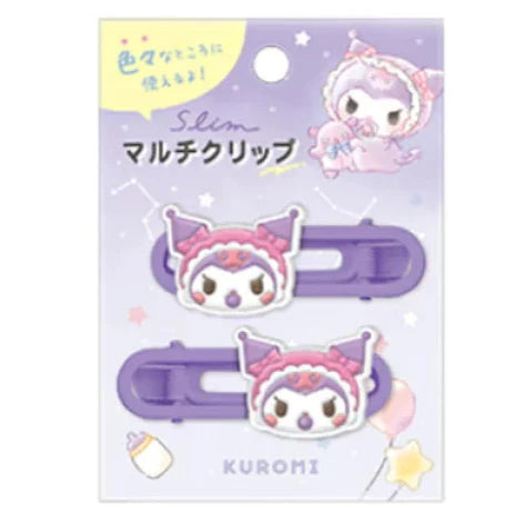 SANRIO | Kuromi Slim Multi Clip Hair Clip 20 x 60 mm (Baby)