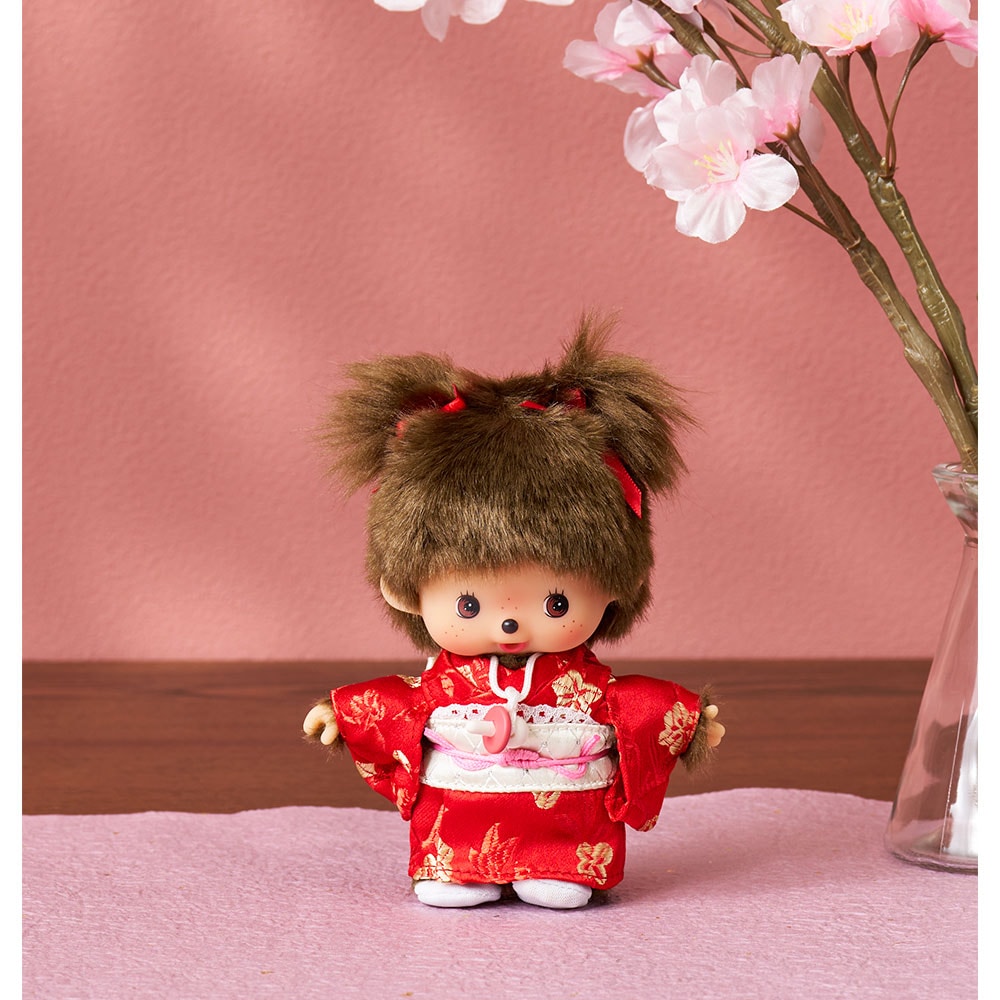 Monchhichi | Bebichhichi Plush Toy Plush Doll H10×W7×D15cm (Kimono)