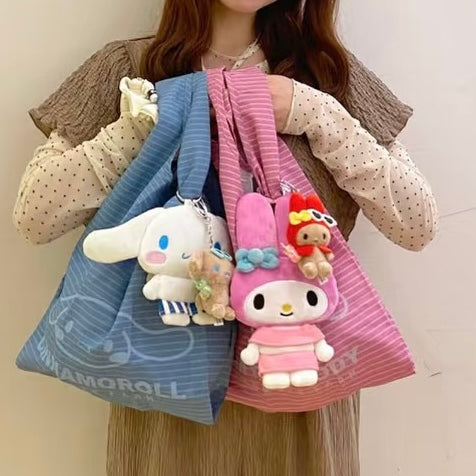 Me% x Sanrio My Melody | Foldable Eco-Bag & Keychain