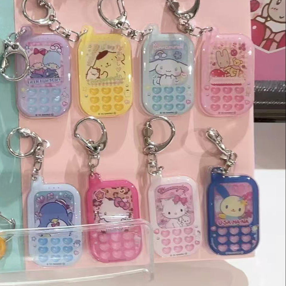 SANRIO | Secret Acrylic Keychain - Mini Phone Blind Box (Pop up Store Limited)