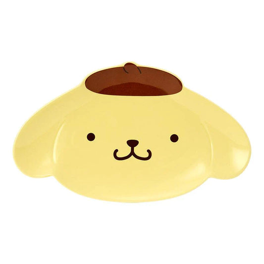 SANRIO | Pom Pom Purin Face Shaped Plate Microwave Dishwasher And Dryer Safe 200x116x15mm