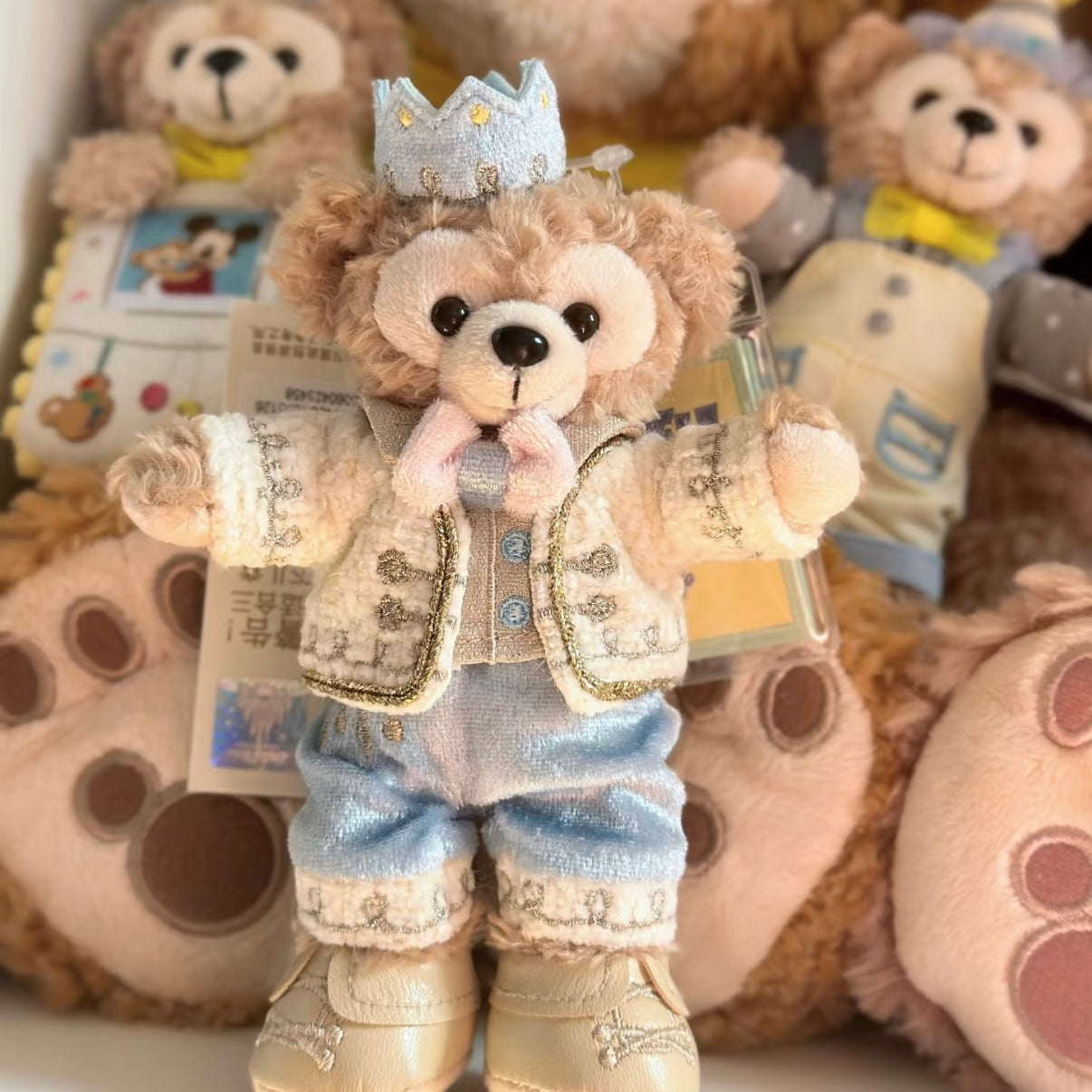 DISNEY | SHANG HAI DisneyLand Duffy Mascot Holder Plush Keychain (Duffy and Friends)
