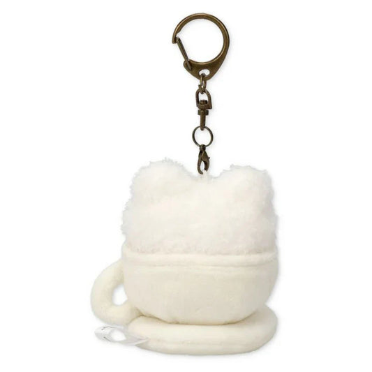 Pickles the Frog | Plush Keychain Bag Charm 75×80×70mm (Always Coffee Latte Art)