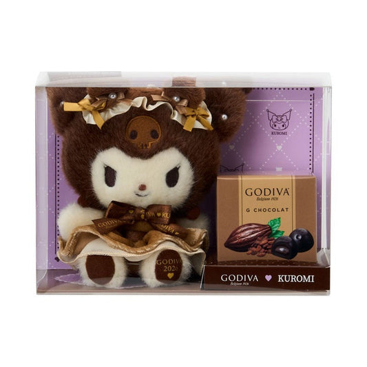 Godiva x Sanrio | Kuromi Plush Keychain & Dark Chocolate