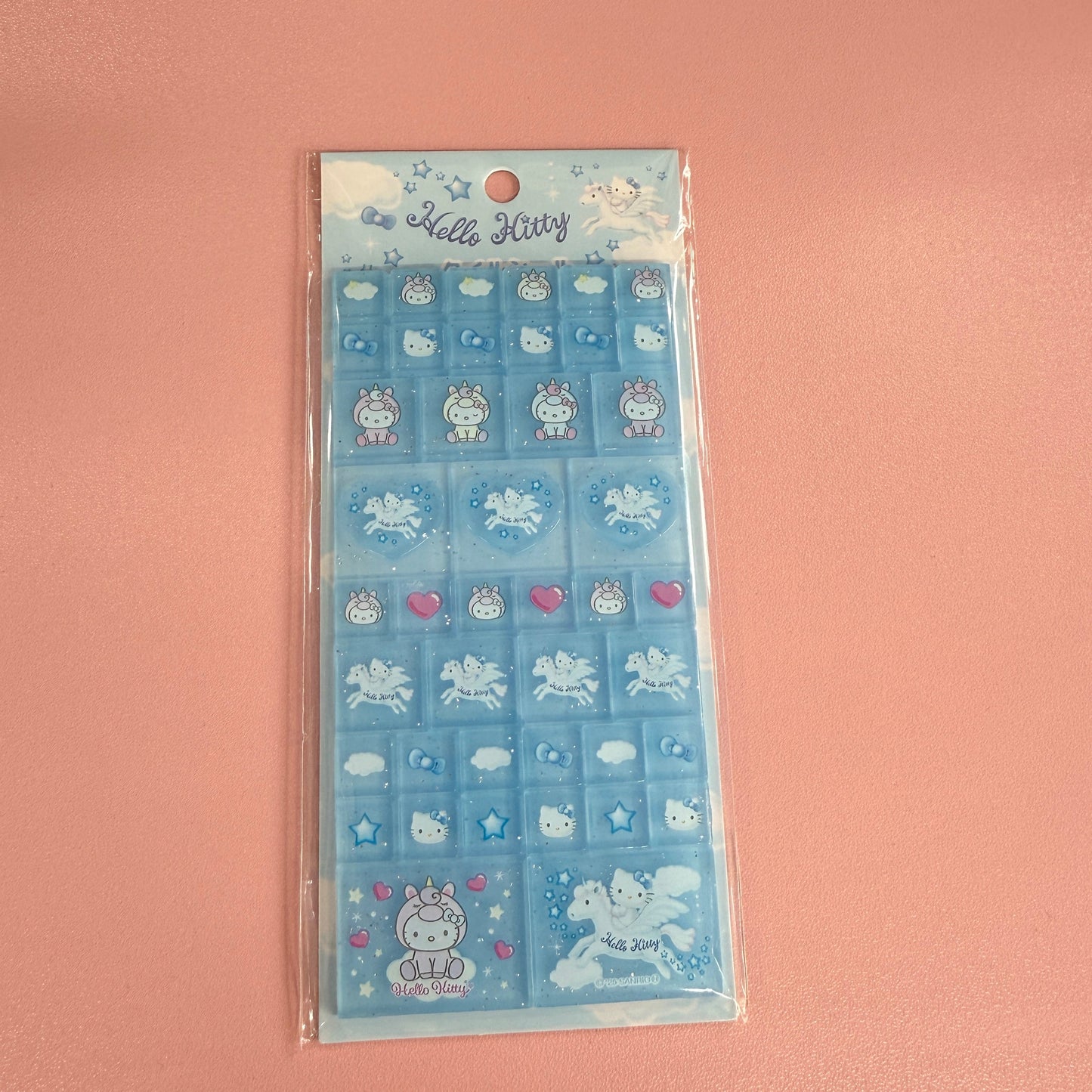 SANRIO | Hello Kitty Tile Sticker H122×W60×D4mm (Pegasus & Unicorn)