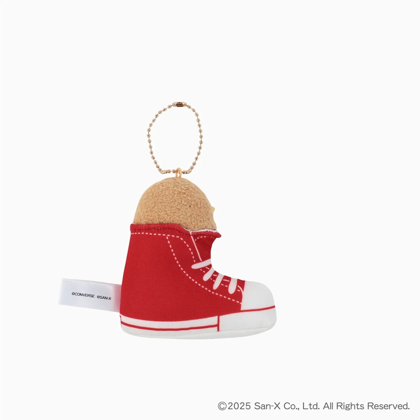 Converse x Sumikko Gurashi | Tonkatsu Mascot Holder Plush Keychain H90×W90×D20mm