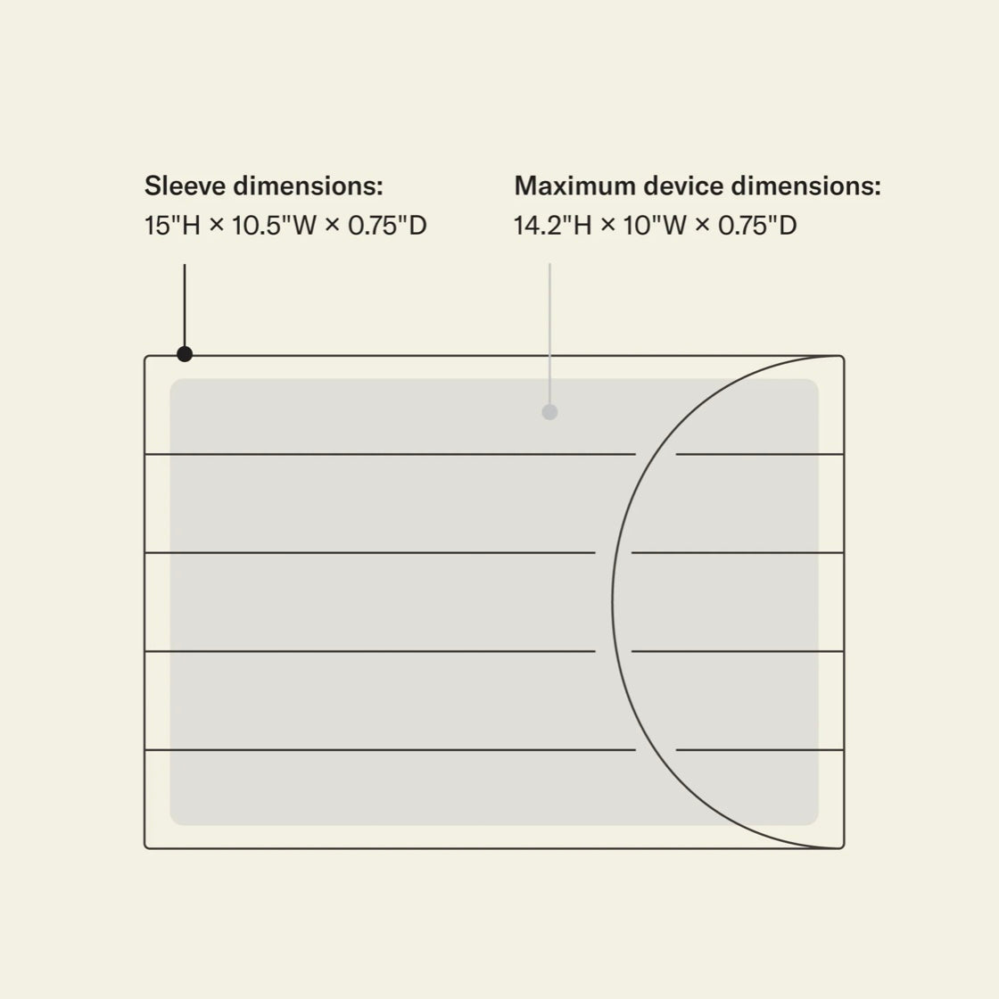Baggu | Yellow Happy Puffy Laptop Sleeve 16’ 电脑包