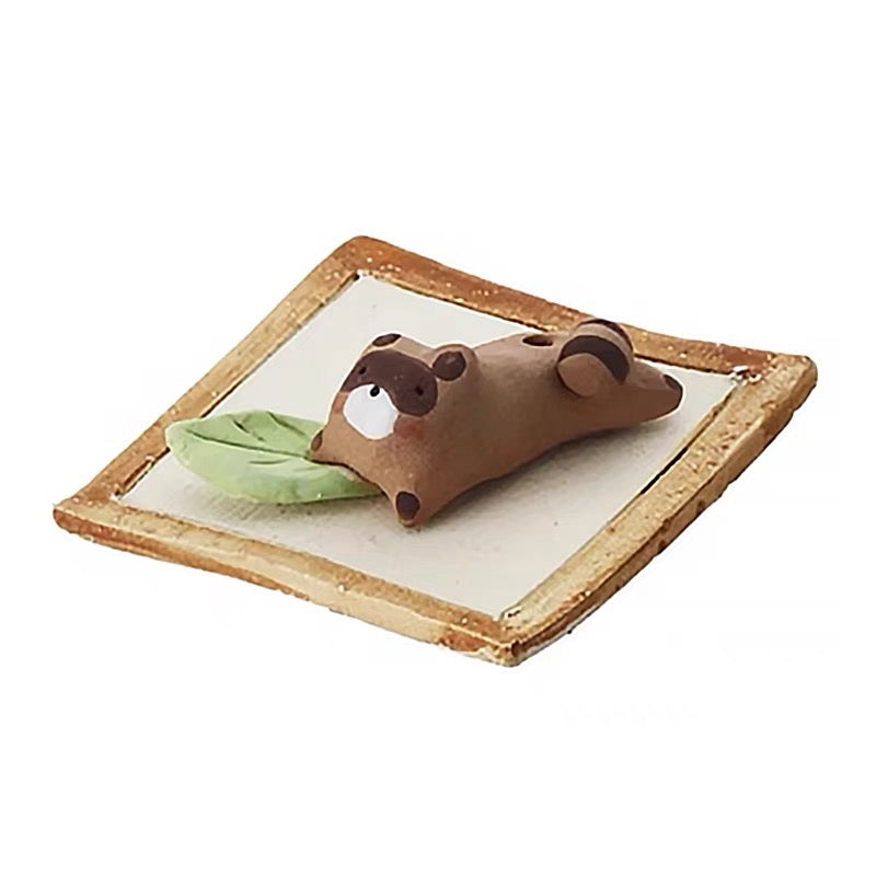 Matsumoto | Raccoon Incense Holder 日本 美浓烧 手作陶制香立