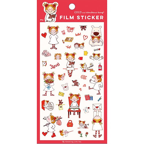 COCO-CHAN | Film Sticker 187x92mm (Red)