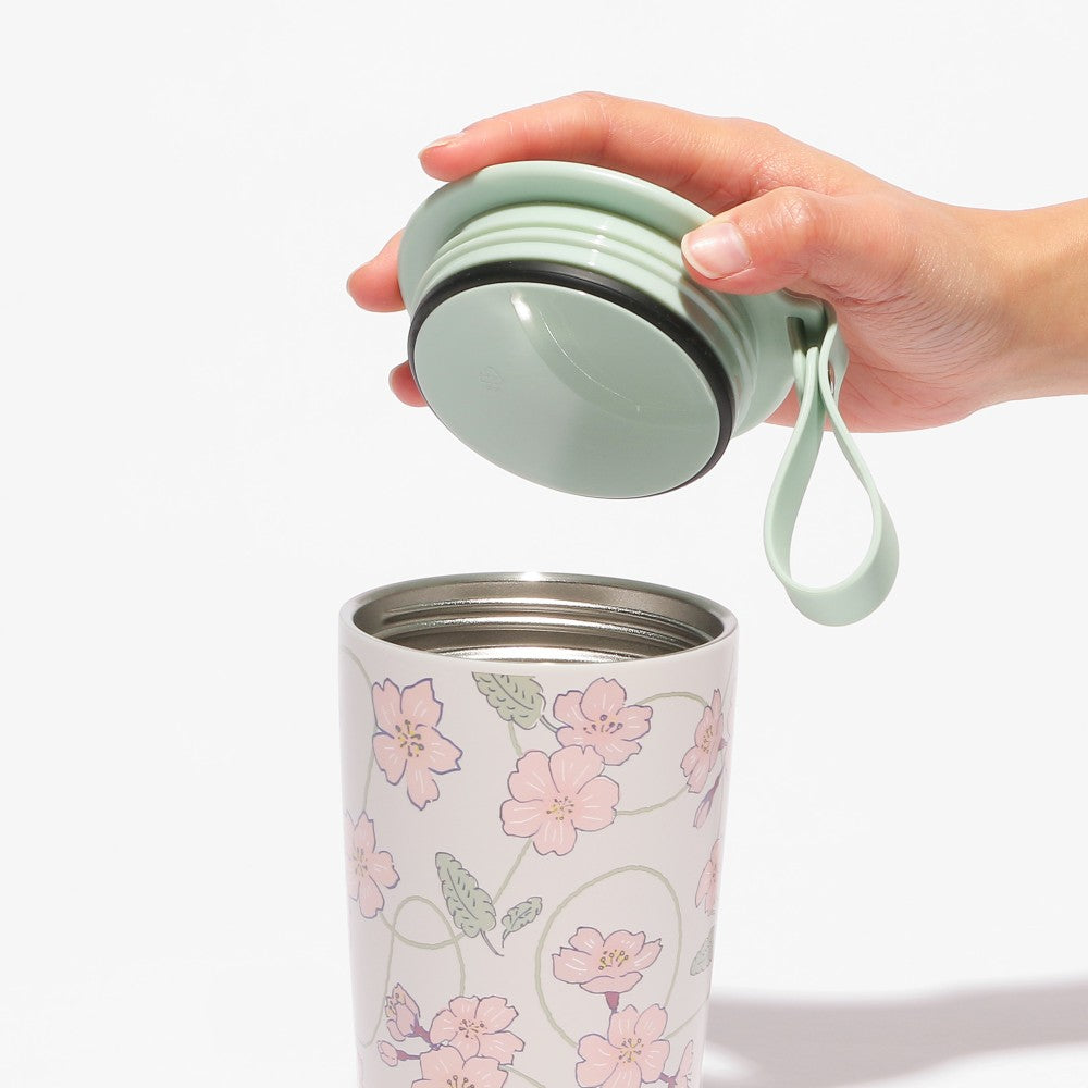 Starbucks Japan | Sakura 2024 Strap Cup Shape Stainless Bottle 355Ml Tumbler 日本星巴克
