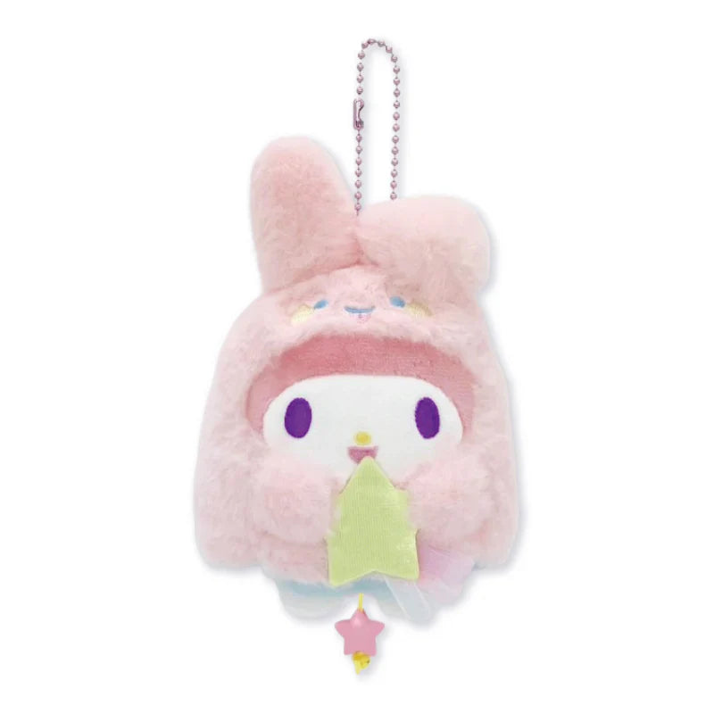 SANRIO | My Melody Mascot Holder Bag Charm Plush Keychain 120×125×80mm (Halloween Starry Ghost)