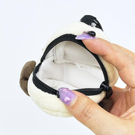 PEANUTS | SNOOPY Mini Pouch Mascot Holder Keychain 85×95×40m (White & Black)