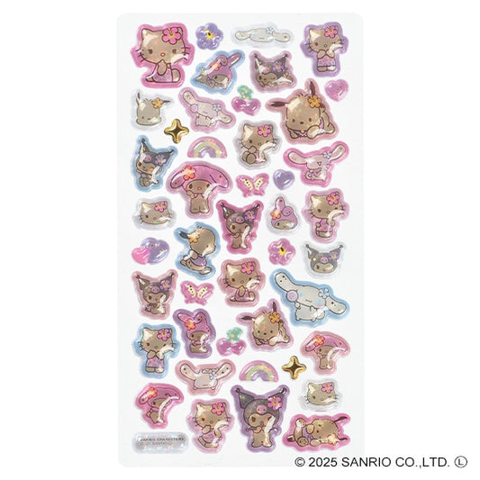 SANRIO | Pop Seal Hologram 3D Sticker 200×95×7mm (Gogo Gal)