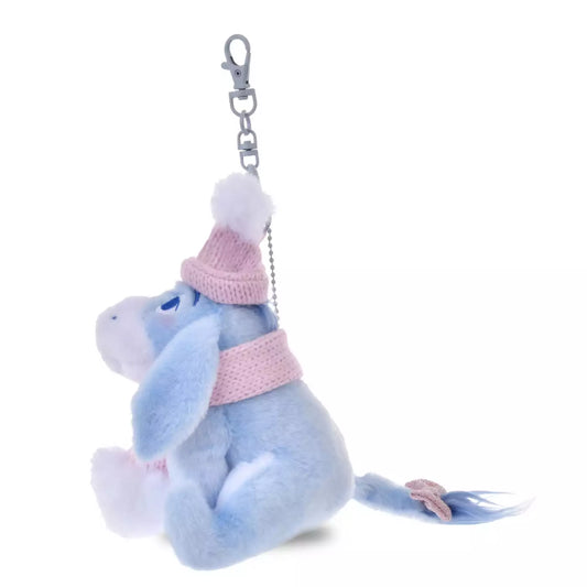 DISNEY | Tokyo Disney Store Eeyore Plush Keychain Bag Charm Mascot 140×130×80mm (Winter Shiny Color)