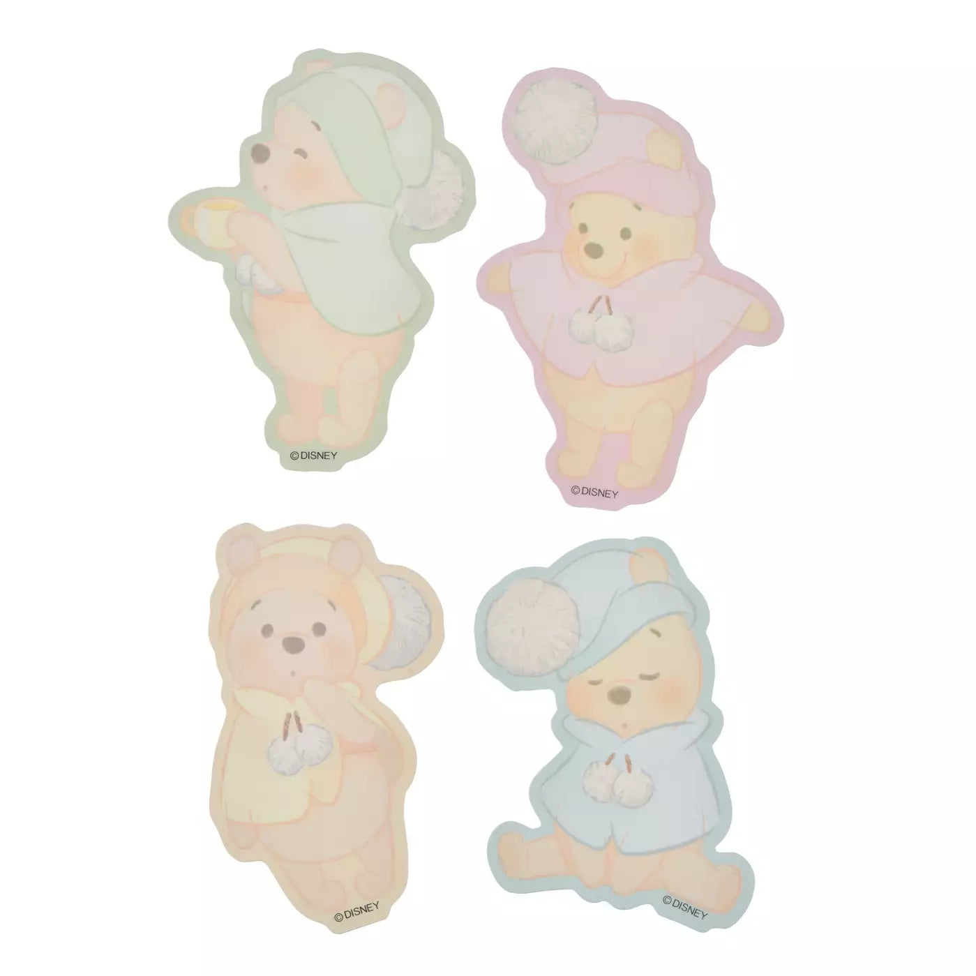 Disney | Winnie The Pooh & Friends Secret Sticker Set (Fruit Latte Color)