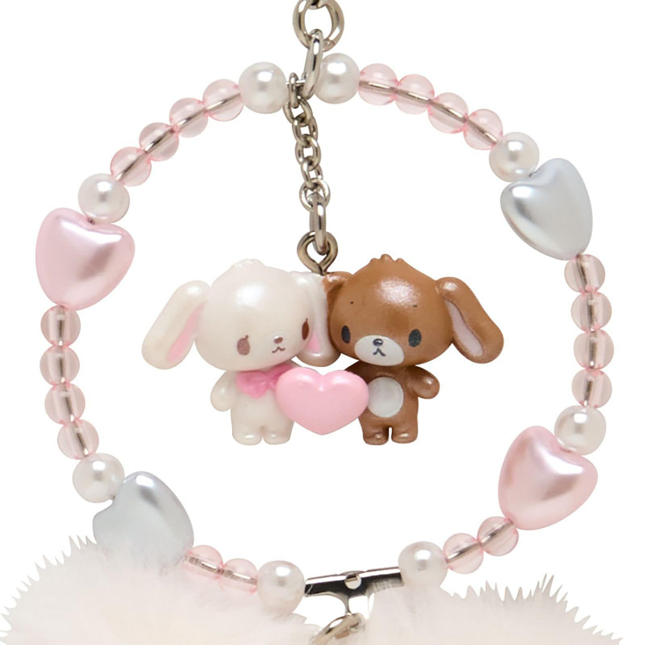 Sanrio | Sugarbunnies Strap Phone Charm 5.3×2×17Cm (Heisei-Born Character Fluffy Heart)