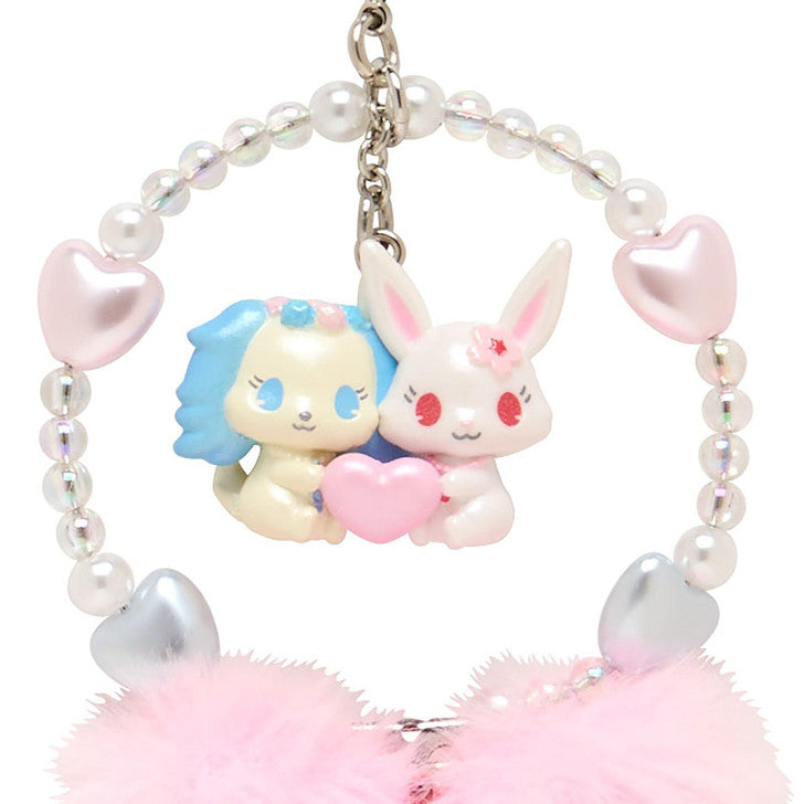 Sanrio | Jewelpet Strap Phone Charm 5.3×2×17Cm (Heisei-Born Character Fluffy Heart)