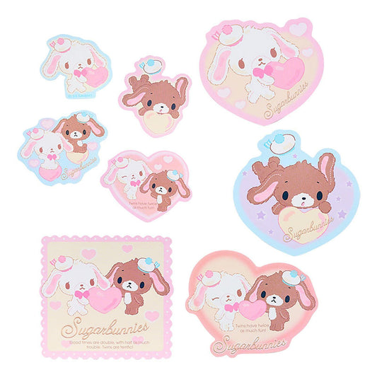Sanrio | Sugarbunnies Sticker Set 12×9.5×11Cm (Heisei-Born Character Fluffy Heart)