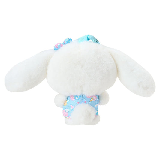 SANRIO | Cinnamoroll Mascot Holder Plush Keychain Bag Charm 11.8 x 11.3 x 5.0cm (Minnano Quilt)
